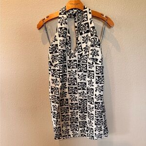 Billabong Black and White Floral Camisole